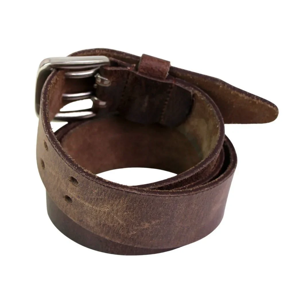 INDIA SADDLE BROWN GENUINE LEATHER 1 1/2